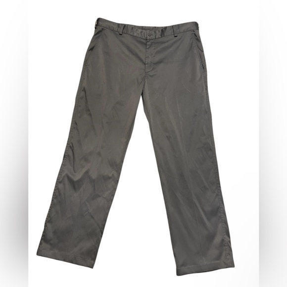 Nike Pants Mens 36x32 Gray Golf Dri Fit Lightweight Stretch Breathable - Picture 1 of 9